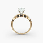 Load image into Gallery viewer, Round Brilliant Lab-Grown Diamond — Milgrain Infinity Band | IGI Certified | 10K/14K/18K Gold