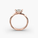 Load image into Gallery viewer, Oval Lab-Grown Diamond Double Band Ring – Modern Designer Style | IGI Certified | 10K/14K/18K Gold