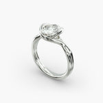 Load image into Gallery viewer, Oval Lab-Grown Diamond Double Band Ring – Modern Designer Style | IGI Certified | 10K/14K/18K Gold