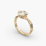 Load image into Gallery viewer, Oval Lab-Grown Diamond Double Band Ring – Modern Designer Style | IGI Certified | 10K/14K/18K Gold