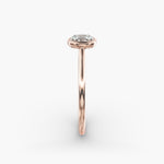 Load image into Gallery viewer, Cushion Lab-Grown Diamond Bezel-Set Engagement Ring | Sleek Low-Profile | IGI Certified | 10K/14K/18K Gold