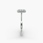 Load image into Gallery viewer, Emerald Lab-Grown Diamond Bezel-Set Engagement Ring | Modern Solitaire | IGI Certified | 10K/14K/18K Gold