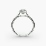 Load image into Gallery viewer, Princess Cut Bezel Set Lab-Grown Diamond Ring | 0.50–5.00 Carat | IGI Certified | Yellow, White, Rose Gold