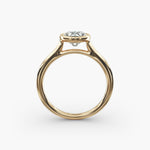 Load image into Gallery viewer, Round Lab-Grown Diamond Bezel-Set Engagement Ring | Modern Solitaire | IGI Certified | 10K/14K/18K Gold