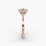 Load image into Gallery viewer, Round Cut Ten Prong Classic Lab-Grown Diamond Ring | 0.50–5.00 Carat | IGI Certified | Yellow, White, Rose Gold