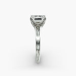 Load image into Gallery viewer, Emerald Lab-Grown Diamond Double Band Ring – Designer Style | IGI Certified | 10K/14K/18K Gold