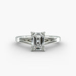 Load image into Gallery viewer, Emerald Lab-Grown Diamond Double Band Ring – Designer Style | IGI Certified | 10K/14K/18K Gold