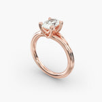 Load image into Gallery viewer, Oval Lab-Grown Diamond Double Band Ring – Designer Style | IGI Certified | 10K/14K/18K Gold