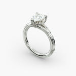 Load image into Gallery viewer, Pear Lab-Grown Diamond Double Band Ring – Designer Style | IGI Certified | 10K/14K/18K Gold