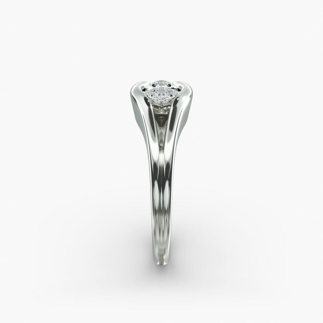 Marquise Lab-Grown Diamond USA Style Ring – Unique Designer Look | IGI Certified | 10K/14K/18K Gold