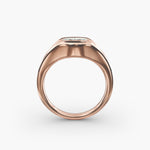 Load image into Gallery viewer, Oval Lab-Grown Diamond USA Style Ring – Unique Designer Look | IGI Certified | 10K/14K/18K Gold