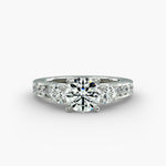 Load image into Gallery viewer, 1.80 Carat Round Lab Grown Diamond Three Stone Ring | IGI Certified