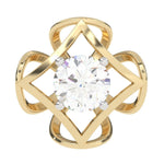 Load image into Gallery viewer, Round Lab Grown Diamond Stud Earrings 0.94 CTW in 10K 14K 18K White Yellow Rose Gold