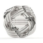 Load image into Gallery viewer, Twisted Round Lab Grown Diamond Earrings 0.93 CTW in 10K 14K 18K White Yellow Rose Gold