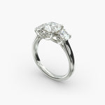 Load image into Gallery viewer, 1.50 Carat Lab Grown Diamond Three Stone Ring in Gold | IGI Certified