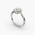 Load image into Gallery viewer, 1.40 Carat Lab Grown Diamond Ring with Pear Accent | IGI Certified