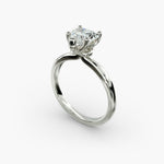 Load image into Gallery viewer, Heart Lab-Grown Diamond Twisted Band Engagement Ring | IGI Certified | 10K/14K/18K Gold