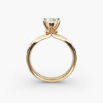 Load image into Gallery viewer, Heart Lab-Grown Diamond Twisted Band Engagement Ring | IGI Certified | 10K/14K/18K Gold