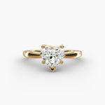 Load image into Gallery viewer, Heart Lab-Grown Diamond Twisted Band Engagement Ring | IGI Certified | 10K/14K/18K Gold