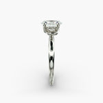 Load image into Gallery viewer, Oval Lab-Grown Diamond Twisted Solitaire Engagement Ring | Four-Prong Setting | IGI Certified | 10K/14K/18K Gold