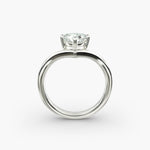 Load image into Gallery viewer, Heart Lab-Grown Diamond V-Shaped Engagement Ring | IGI Certified | 10K/14K/18K Gold