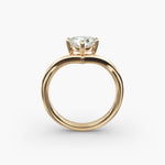 Load image into Gallery viewer, Heart Lab-Grown Diamond V-Shaped Engagement Ring | IGI Certified | 10K/14K/18K Gold