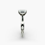 Load image into Gallery viewer, Emerald Cut Lab-Grown Diamond Solitaire Ring — 4-Prong Setting | IGI Certified | 10K/14K/18K Gold