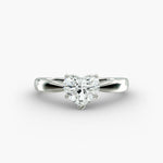 Load image into Gallery viewer, Heart Cut Lab-Grown Diamond Ring | 0.50–5.00 Carat | IGI Certified | Yellow, White & Rose Gold