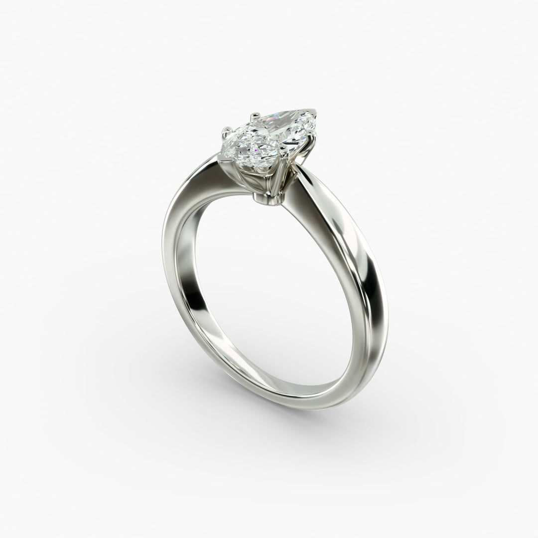 Elongated Marquise Lab-Grown Diamond Ring | 0.50–5.00 Carat | IGI Certified | Yellow, White & Rose Gold