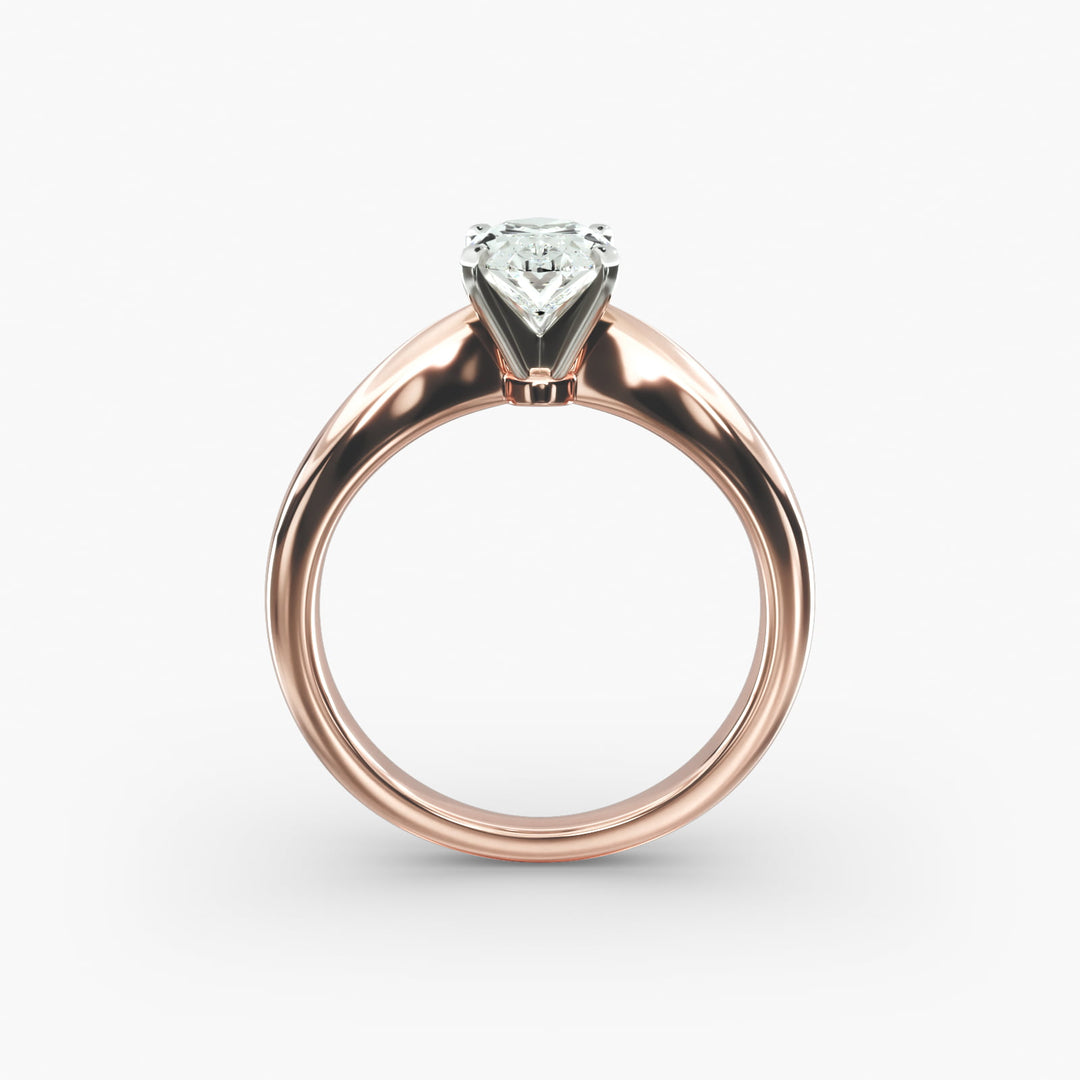 Oval Lab-Grown Diamond Classic Solitaire Engagement Ring | Timeless Design | IGI Certified | 10K/14K/18K Gold