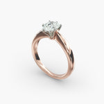 Load image into Gallery viewer, Pear-Shaped Lab-Grown Diamond Engagement Ring | Classic Six-Prong Solitaire | IGI Certified | 10K/14K/18K Gold