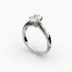 Load image into Gallery viewer, Pear-Shaped Lab-Grown Diamond Engagement Ring | Classic Six-Prong Solitaire | IGI Certified | 10K/14K/18K Gold