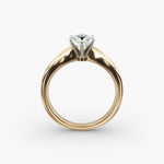 Load image into Gallery viewer, Pear-Shaped Lab-Grown Diamond Engagement Ring | Classic Six-Prong Solitaire | IGI Certified | 10K/14K/18K Gold