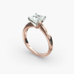 Load image into Gallery viewer, Princess Cut Lab-Grown Diamond Solitaire — 4-Prong Setting | IGI Certified | 10K/14K/18K Gold