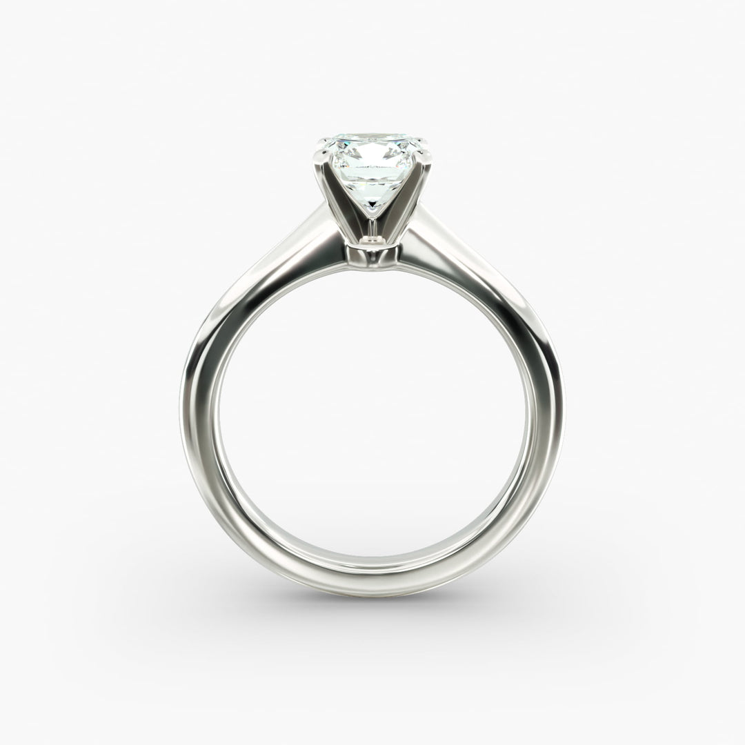 Classic Four-Prong Cushion Lab-Grown Diamond Engagement Ring | IGI Certified | 0.50–5.00 Ct | 10K/14K/18K Gold