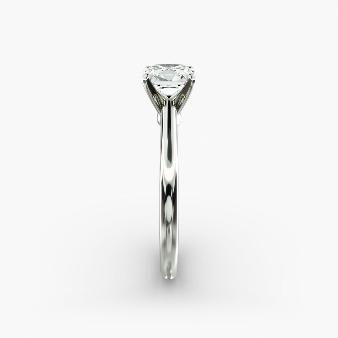 Classic Four-Prong Cushion Lab-Grown Diamond Engagement Ring | IGI Certified | 0.50–5.00 Ct | 10K/14K/18K Gold