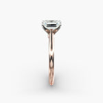 Load image into Gallery viewer, Emerald Lab-Grown Diamond Four-Prong Engagement Ring | Timeless Solitaire | IGI Certified | 10K/14K/18K Gold