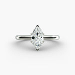 Load image into Gallery viewer, Marquise Lab-Grown Diamond Six-Prong Engagement Ring | Elegant Solitaire | IGI Certified | 10K/14K/18K Gold