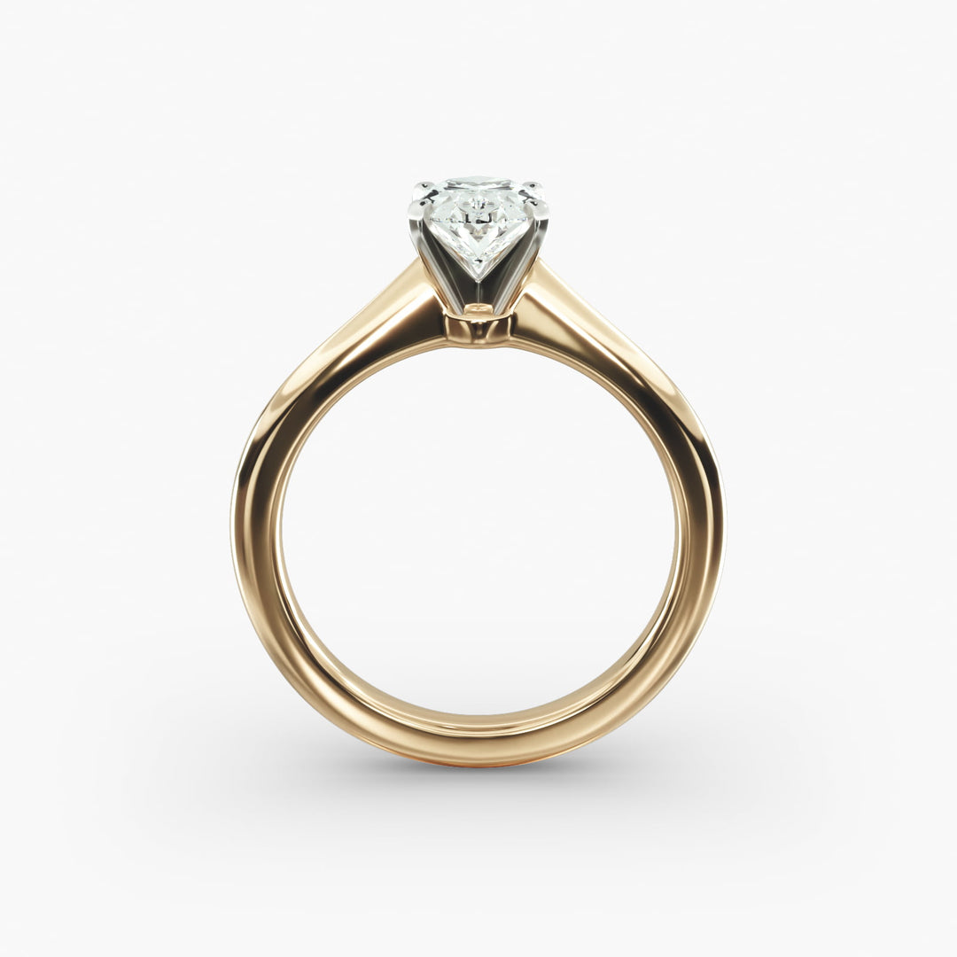 Oval Lab-Grown Diamond Engagement Ring | Classic Solitaire with Secure Prongs | IGI Certified | 10K/14K/18K Gold