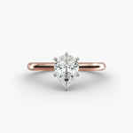 Load image into Gallery viewer, Pear-Shaped Lab-Grown Diamond Engagement Ring | Six-Prong Solitaire | IGI Certified | 10K/14K/18K Gold