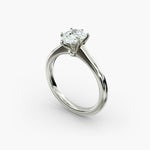 Load image into Gallery viewer, Pear-Shaped Lab-Grown Diamond Engagement Ring | Six-Prong Solitaire | IGI Certified | 10K/14K/18K Gold