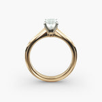 Load image into Gallery viewer, Radiant Cut Lab Grown Diamond Solitaire Ring | 0.50–5.00 Carat | Classic Band | IGI Certified | 10K/14K/18K Yellow, White, Rose Gold