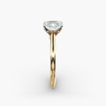 Load image into Gallery viewer, Radiant Cut Lab Grown Diamond Solitaire Ring | 0.50–5.00 Carat | Classic Band | IGI Certified | 10K/14K/18K Yellow, White, Rose Gold