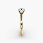 Load image into Gallery viewer, Round Lab-Grown Diamond Engagement Ring | IGI Certified | 0.50–5.00 Carat in 14K Yellow, White & Rose Gold