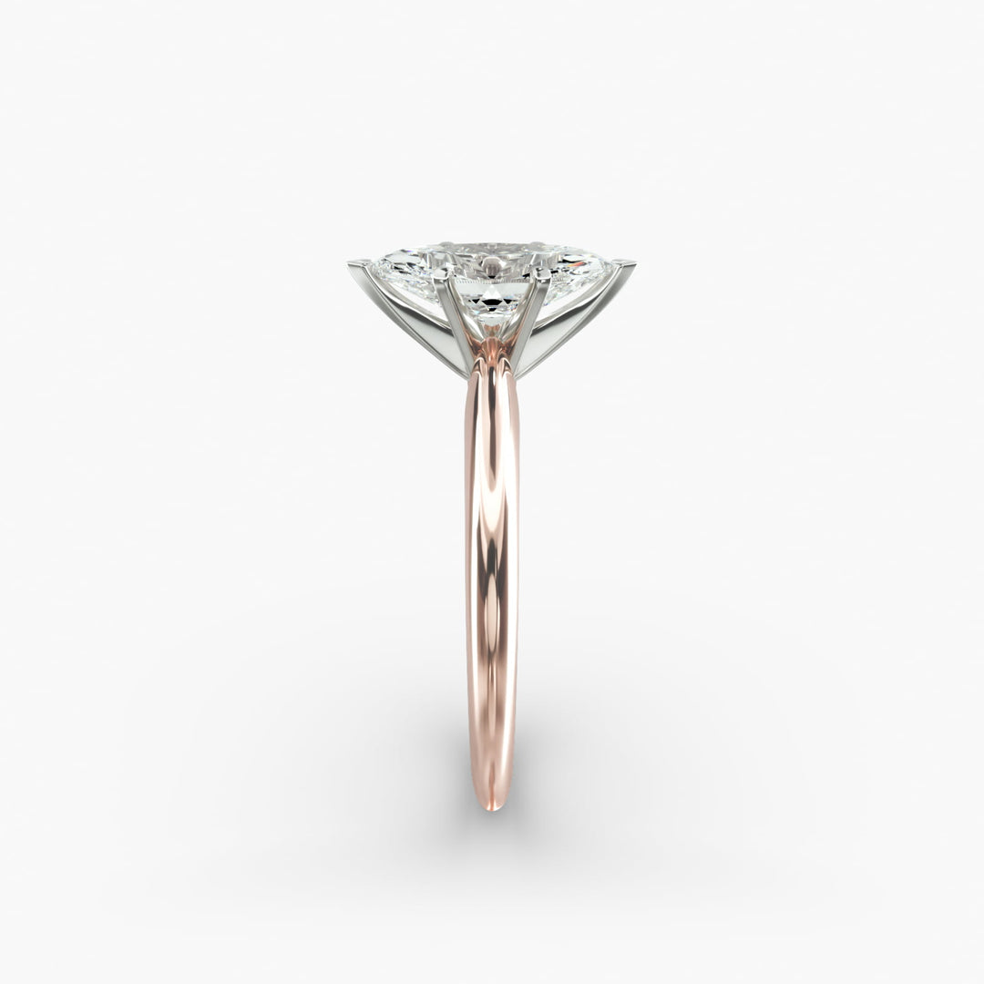 Marquise Lab-Grown Diamond Classic Solitaire Engagement Ring | Timeless Design | IGI Certified | 10K/14K/18K Gold