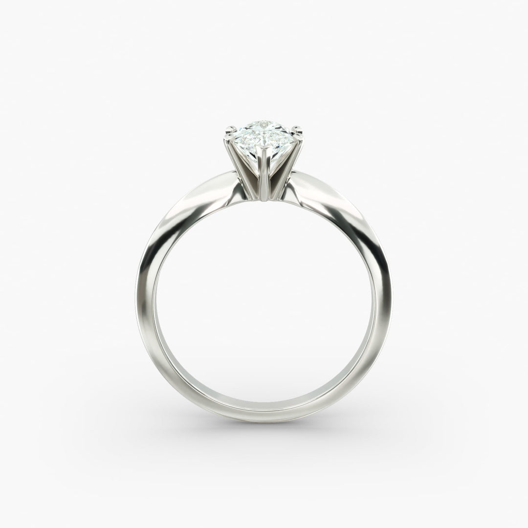 Marquise Lab-Grown Diamond Classic Solitaire Engagement Ring | Timeless Design | IGI Certified | 10K/14K/18K Gold
