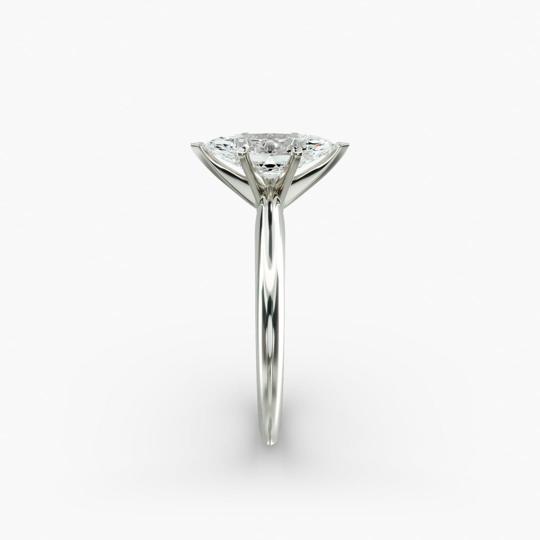 Marquise Lab-Grown Diamond Classic Solitaire Engagement Ring | Timeless Design | IGI Certified | 10K/14K/18K Gold