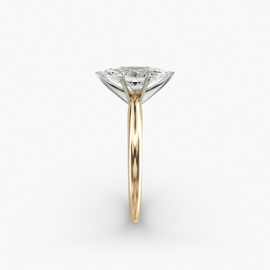 Marquise Lab-Grown Diamond Classic Solitaire Engagement Ring | Timeless Design | IGI Certified | 10K/14K/18K Gold