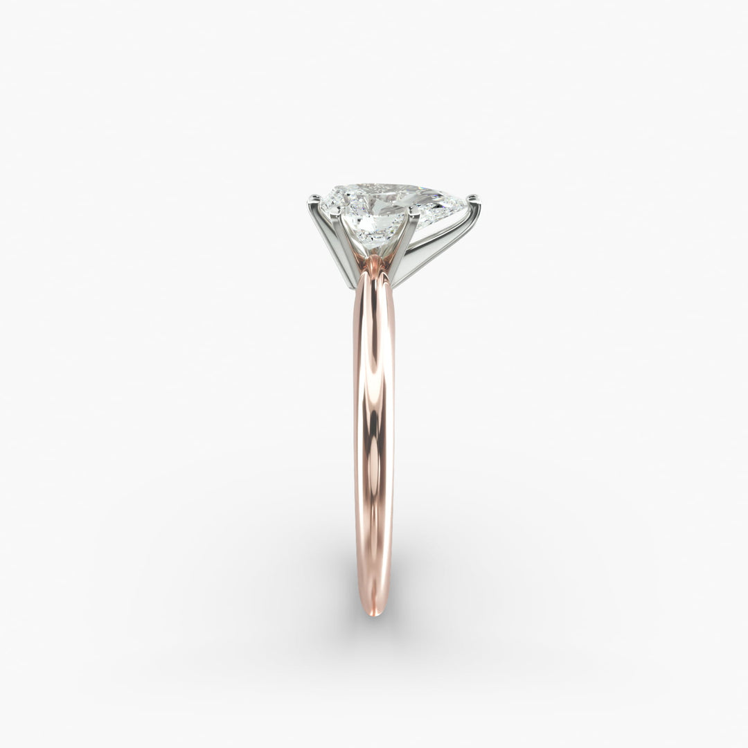 Pear Lab-Grown Diamond Six-Prong Engagement Ring | Classic Solitaire | IGI Certified | 10K/14K/18K Gold