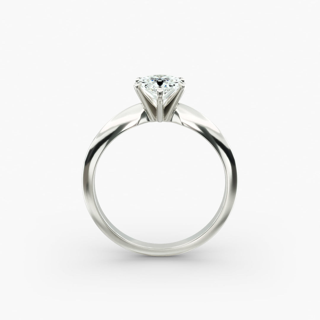 Pear Lab-Grown Diamond Six-Prong Engagement Ring | Classic Solitaire | IGI Certified | 10K/14K/18K Gold